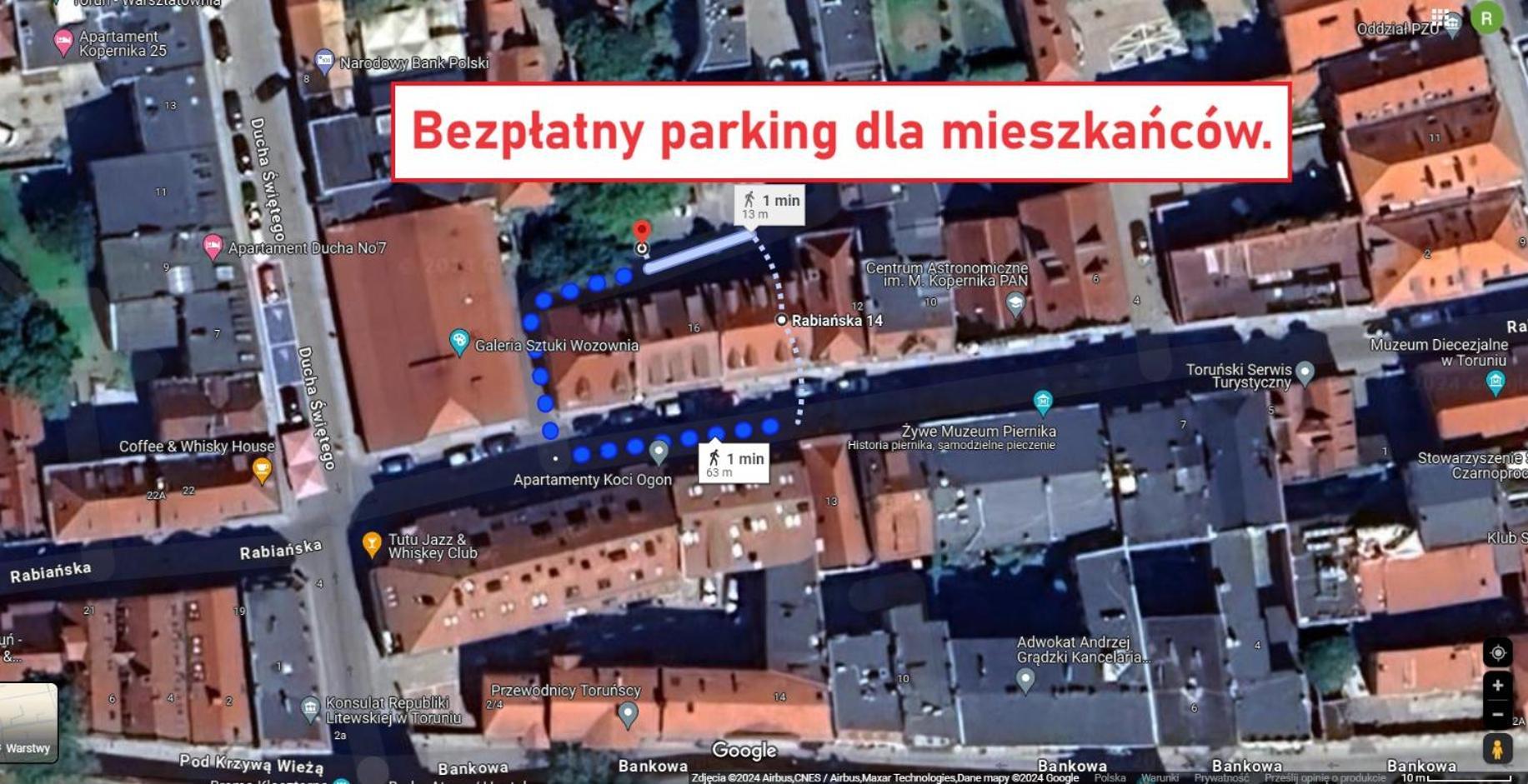 Stary Toruń Apartament Rabianska 14 מראה חיצוני תמונה